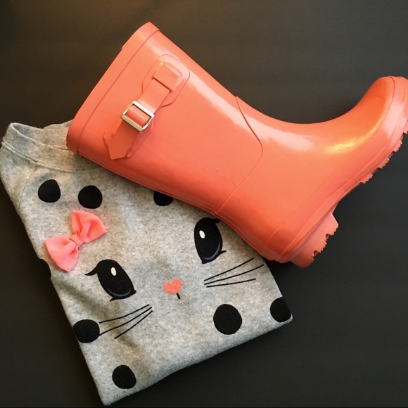 Unknown Other - Girls Buckle Rain Boots Sz 13/1